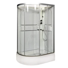 Душевая кабина Deto L 520 R N 120х80 с LED подсветкой